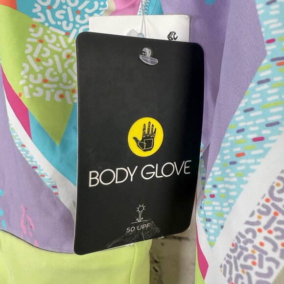 BODY GLOVE Colorbox Wave Size Small Long Sleeve One Piece Rash Guard Swimsuit - Picture 3 of 11
